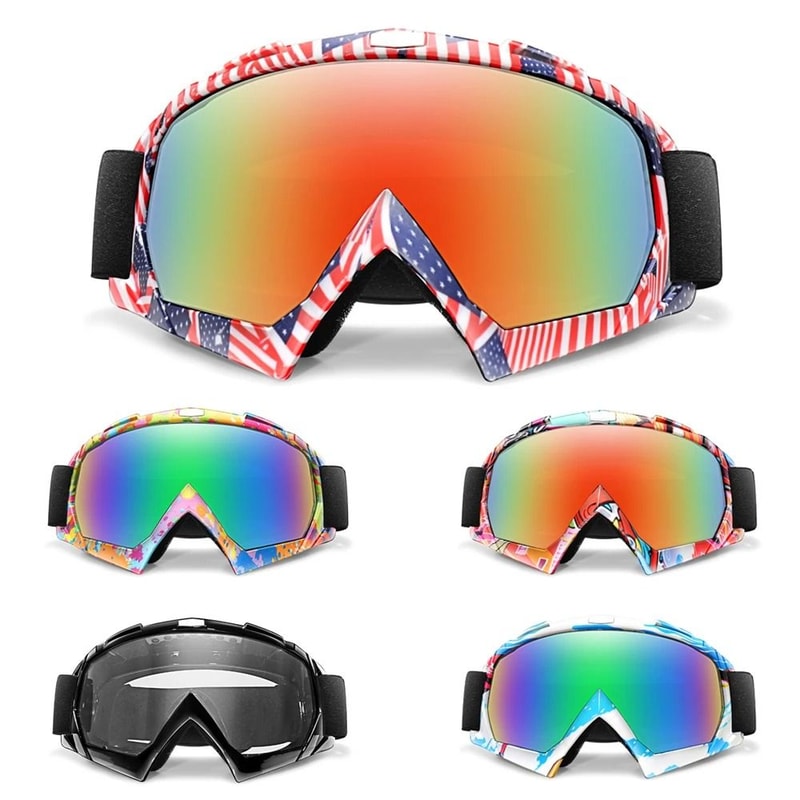 Outdoor Double Layer Anti Fog Snow Goggles 2