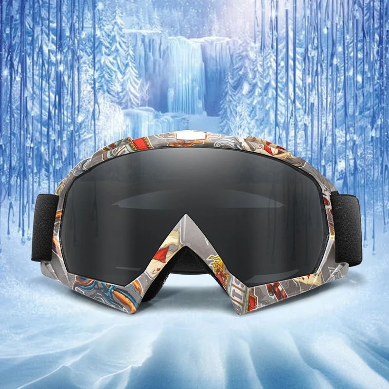 Outdoor Double Layer Anti Fog Snow Goggles 5