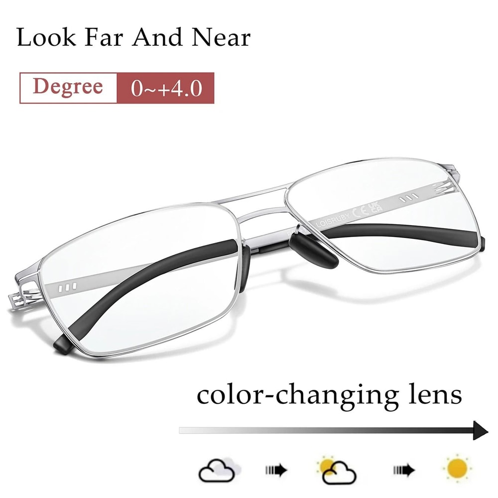 Photochromic Anti Blue Light Reading Glasses 8