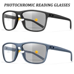 photochromic anti blue light reading glasses set