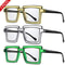 3 Pack Oversize Transparent Sunglasses Set 8