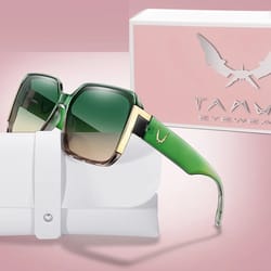 luxury street square uv protection sunglasses