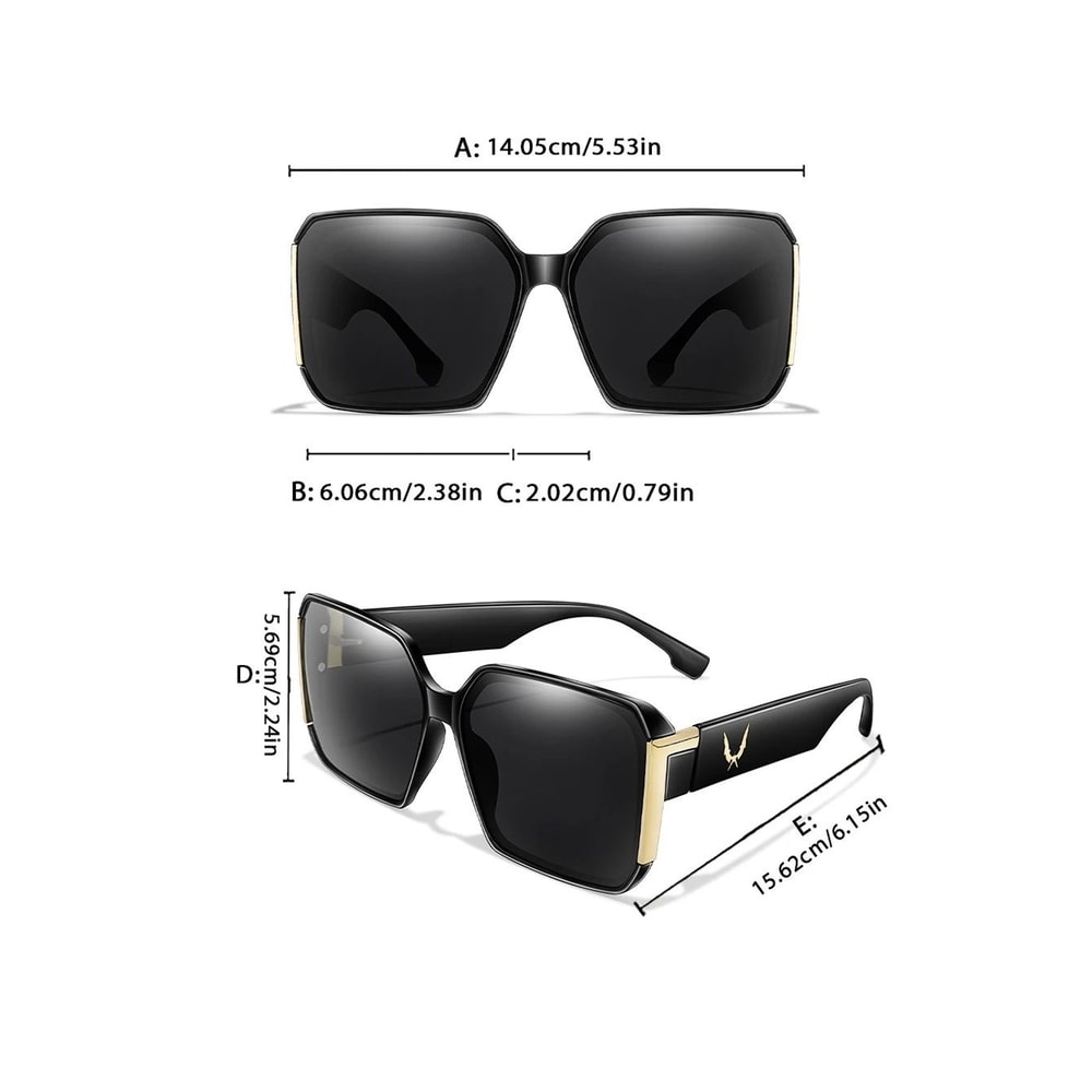 Luxury Street Square UV Protection Sunglasses 2
