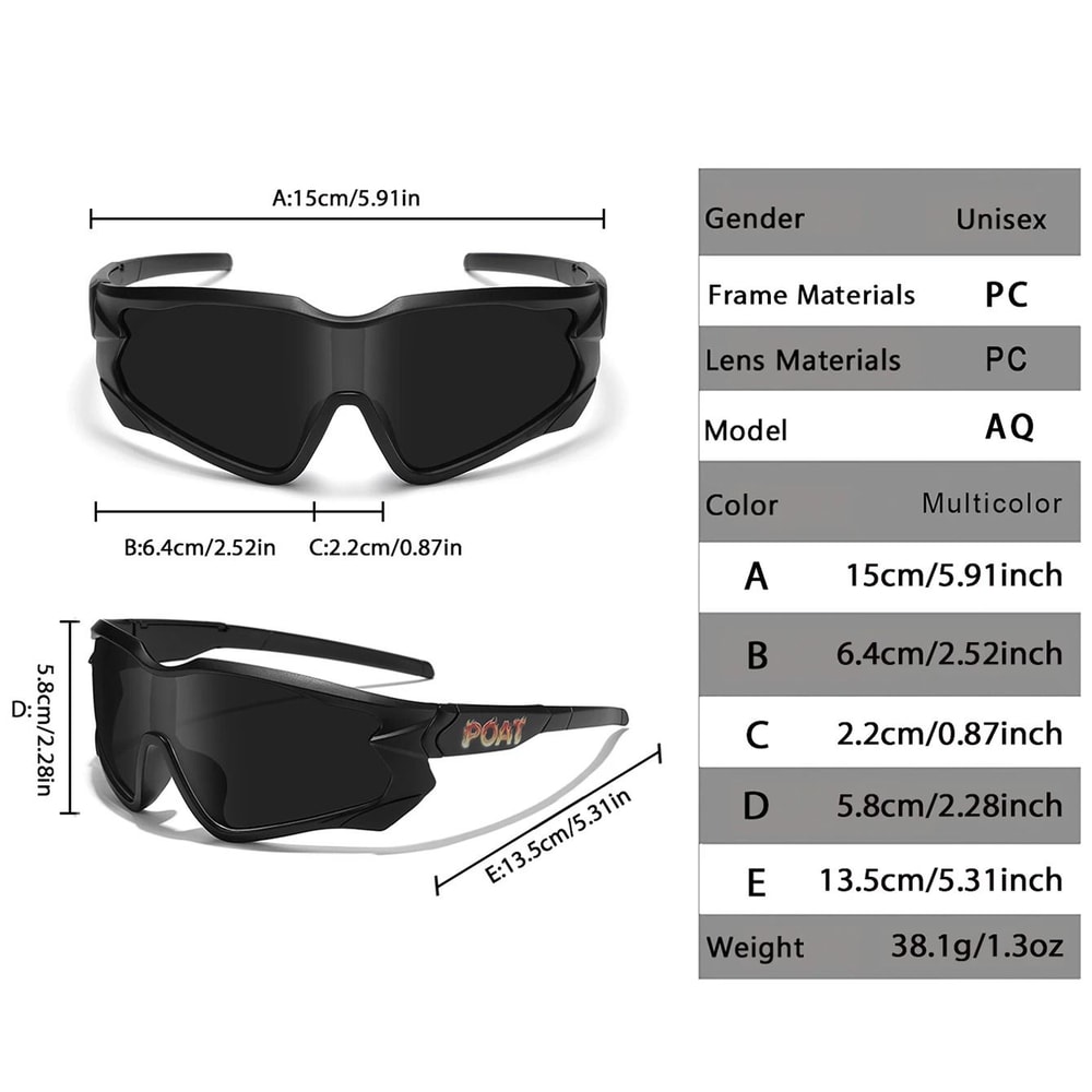 Unisex Outdoor Sports Sunglasses With UV Protection For Active Wear 1