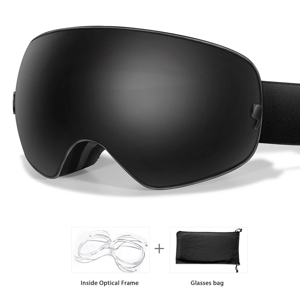 Unisex Outdoor Sports Snow Goggles With UV Protection And Anti Fog Lens 7