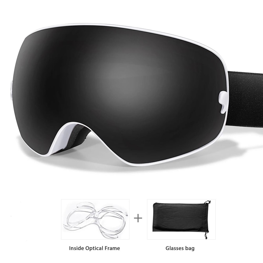 Unisex Outdoor Sports Snow Goggles With UV Protection And Anti Fog Lens 18