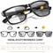 Adjustable Photochromic Reading Glasses With Classic Frame For Men Women 0