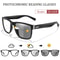 Adjustable Photochromic Reading Glasses With Classic Frame For Men Women 1