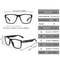 Adjustable Photochromic Reading Glasses With Classic Frame For Men Women 2