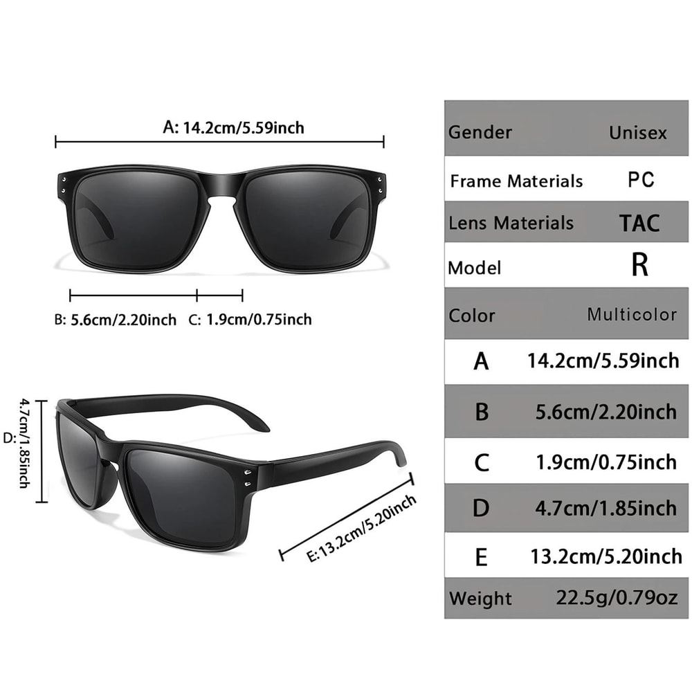 Unisex Polarized Sports Sunglasses With UV Protection And Protective Case 1