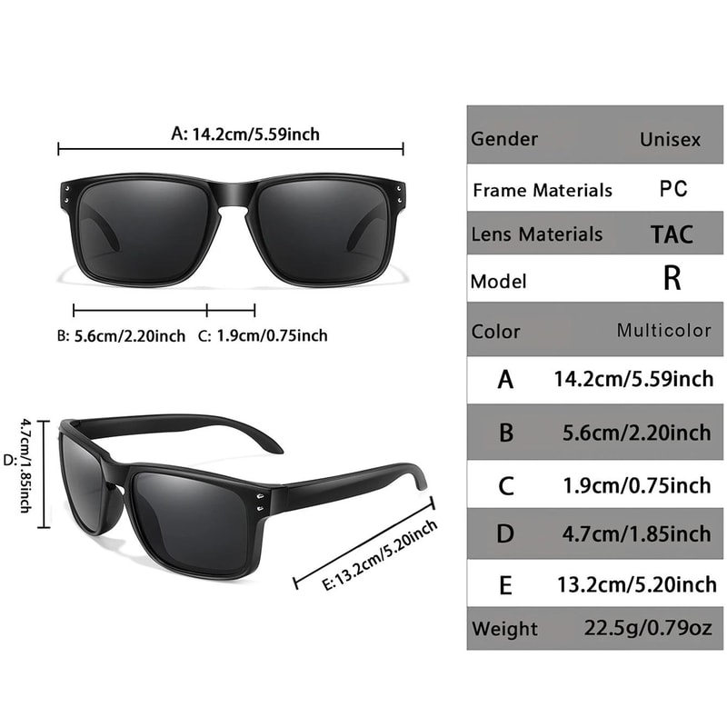 Unisex Polarized Sports Sunglasses With UV Protection And Protective Case 1