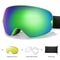 Unisex Snow Sports Goggles With UV Protection Anti Fog Lens And Replacement Lenses 10