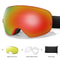 Unisex Snow Sports Goggles With UV Protection Anti Fog Lens And Replacement Lenses 11