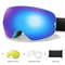 Unisex Snow Sports Goggles With UV Protection Anti Fog Lens And Replacement Lenses 12