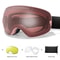 Unisex Snow Sports Goggles With UV Protection Anti Fog Lens And Replacement Lenses 13