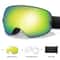 Unisex Snow Sports Goggles With UV Protection Anti Fog Lens And Replacement Lenses 18