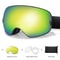 Unisex Snow Sports Goggles With UV Protection Anti Fog Lens And Replacement Lenses 18