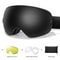 Unisex Snow Sports Goggles With UV Protection Anti Fog Lens And Replacement Lenses 6