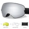 Unisex Snow Sports Goggles With UV Protection Anti Fog Lens And Replacement Lenses 8