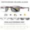 Metal Frame Photochromic Reading Glasses With Anti Blue Light Protection 0