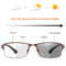 Metal Frame Photochromic Reading Glasses With Anti Blue Light Protection 1