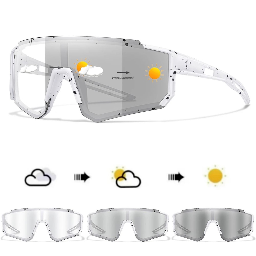 Unisex Photochromic Sports Sunglasses With Comfortable Fit For Outdoor Activities 9