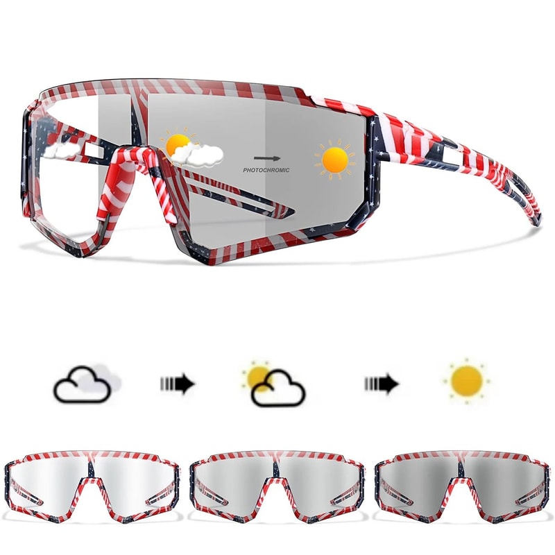 Unisex Photochromic Sports Sunglasses With Comfortable Fit For Outdoor Activities 10