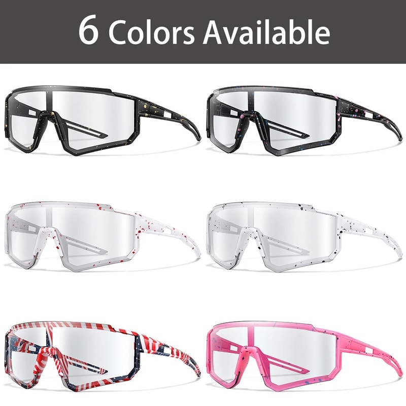 Unisex Photochromic Sports Sunglasses With Comfortable Fit For Outdoor Activities 3