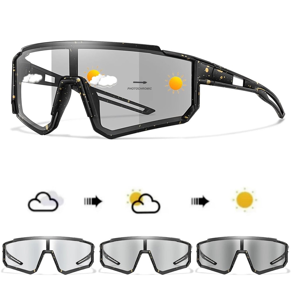 Unisex Photochromic Sports Sunglasses With Comfortable Fit For Outdoor Activities 7