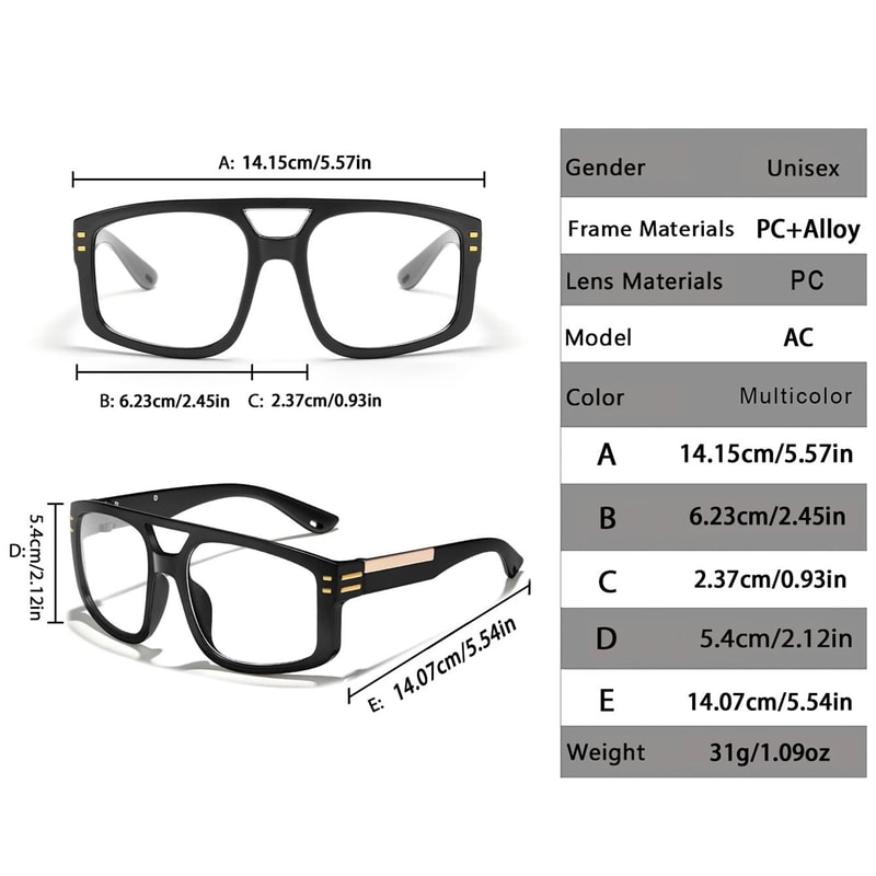 Unisex Photochromic Square Sunglasses With UV Protection For Outdoor Sports 1