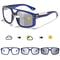Unisex Photochromic Square Sunglasses With UV Protection For Outdoor Sports 2