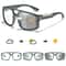 Unisex Photochromic Square Sunglasses With UV Protection For Outdoor Sports 3