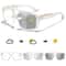 Unisex Photochromic Square Sunglasses With UV Protection For Outdoor Sports 4