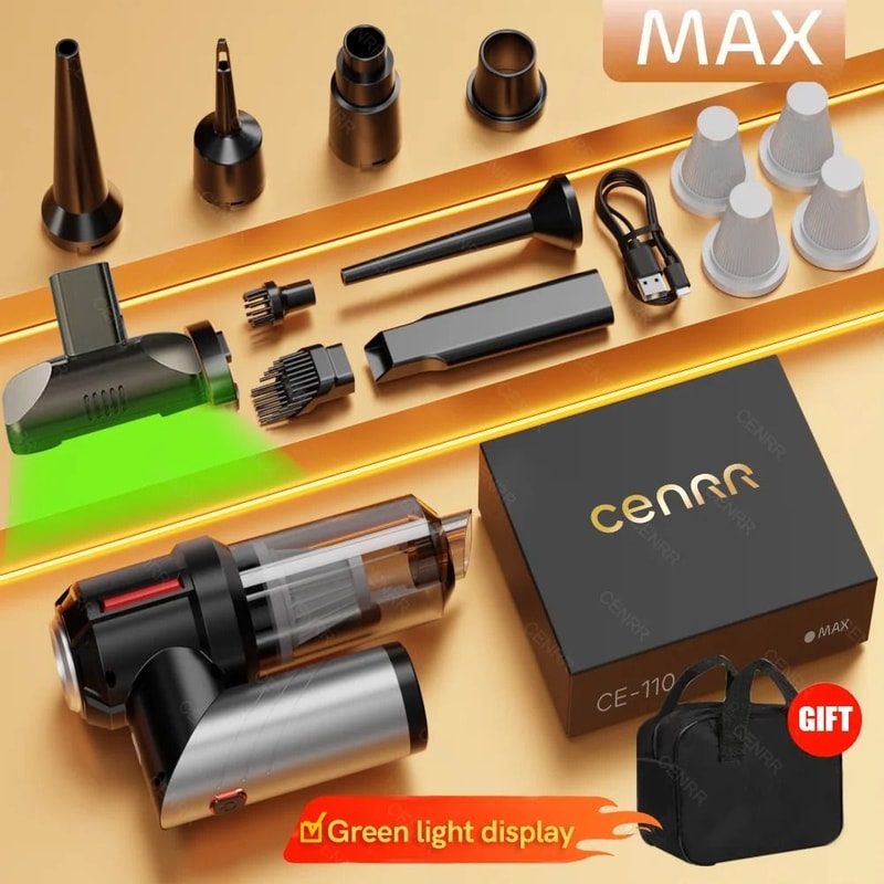 Compact Cordless Car And Home Vacuum Cleaner With Powerful Suction 10