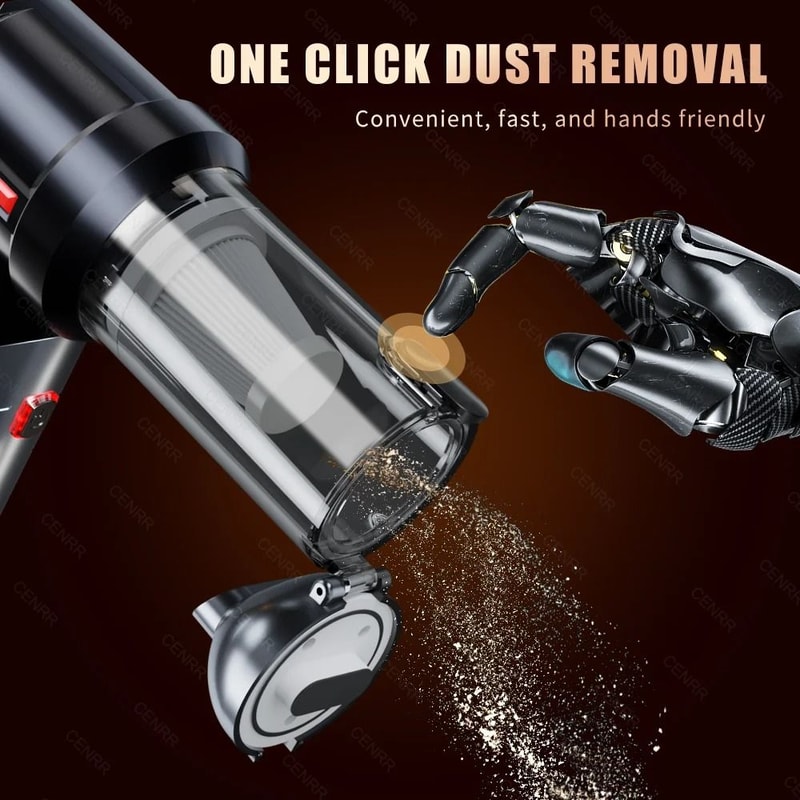 Compact Cordless Car And Home Vacuum Cleaner With Powerful Suction 5