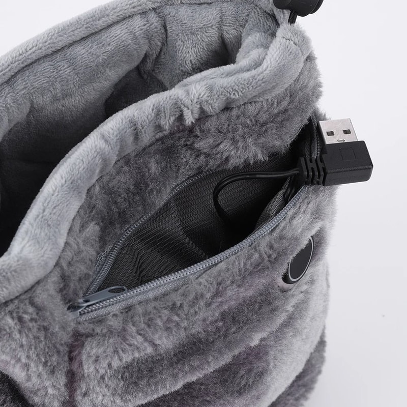 USB Powered Heated Winter Shoes For Indoor And Outdoor Comfort 3