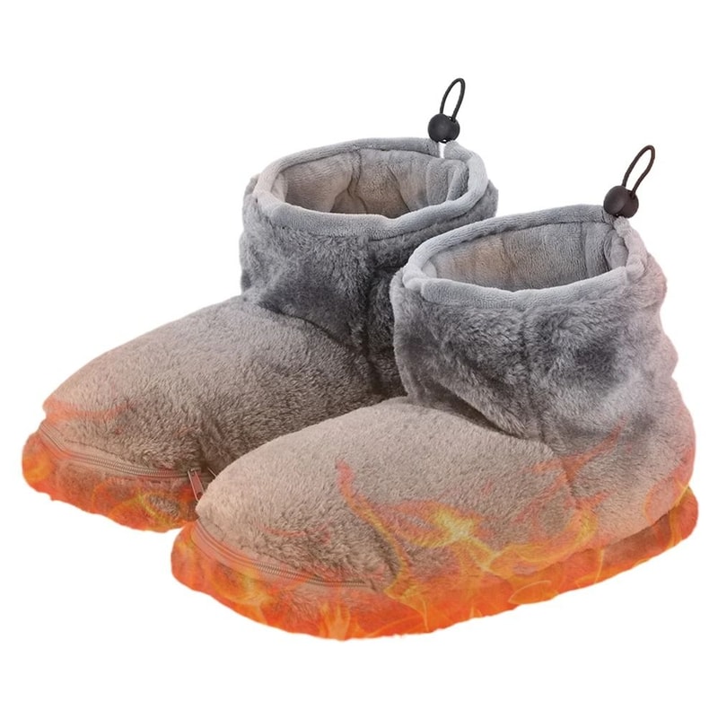 USB Powered Heated Winter Shoes For Indoor And Outdoor Comfort 5