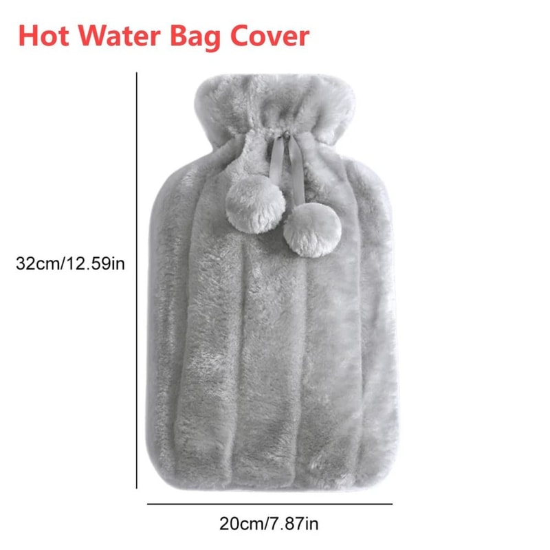 Plush Hand And Feet Warmer Hot Water Bottle With Protective Cover 10