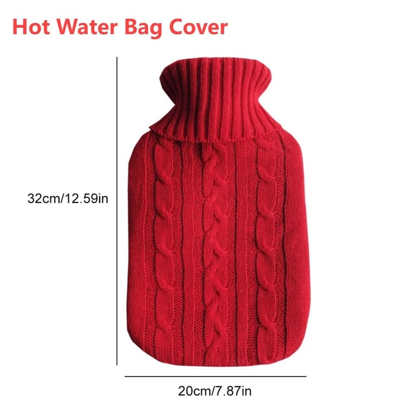 Plush Hand And Feet Warmer Hot Water Bottle With Protective Cover 13