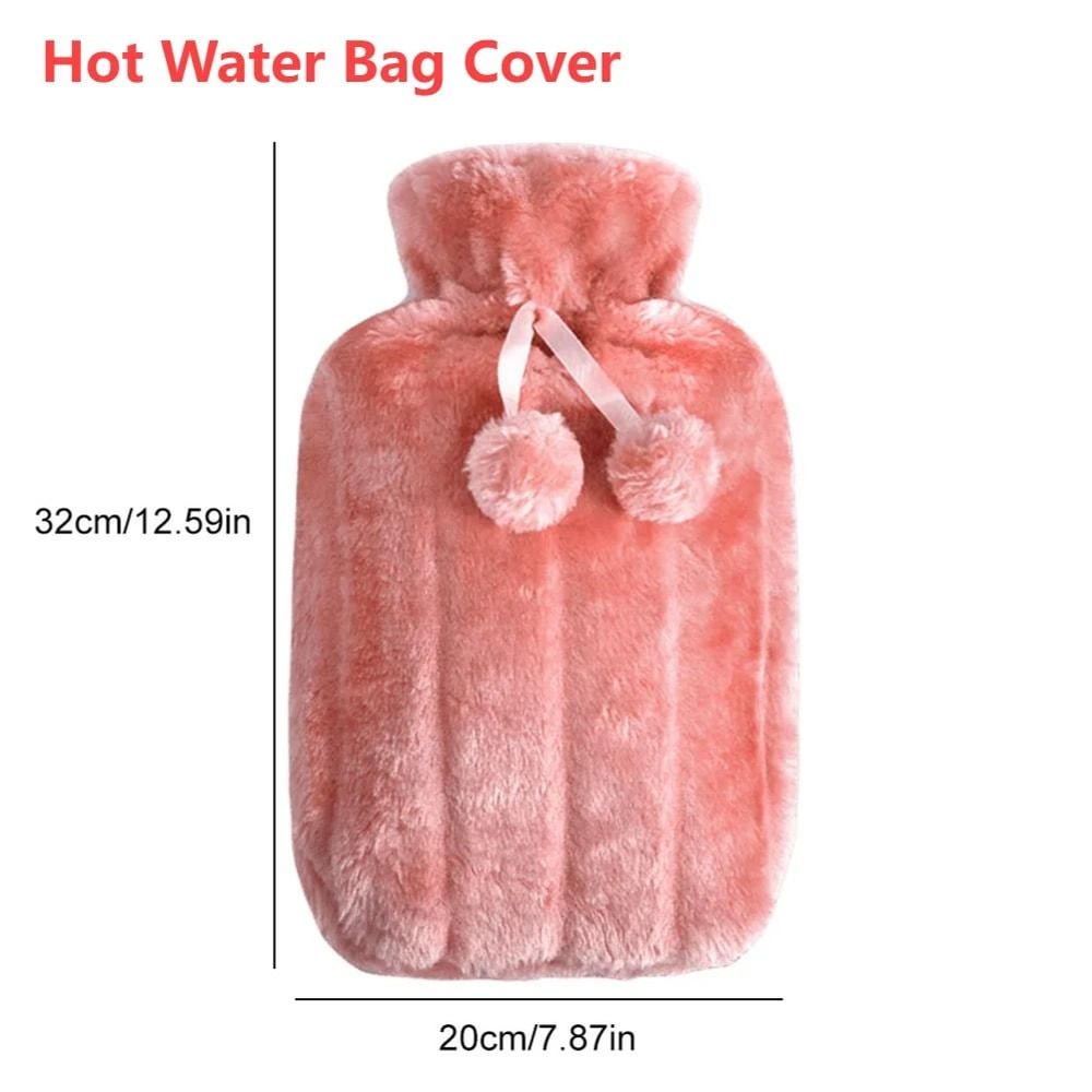 Plush Hand And Feet Warmer Hot Water Bottle With Protective Cover 16