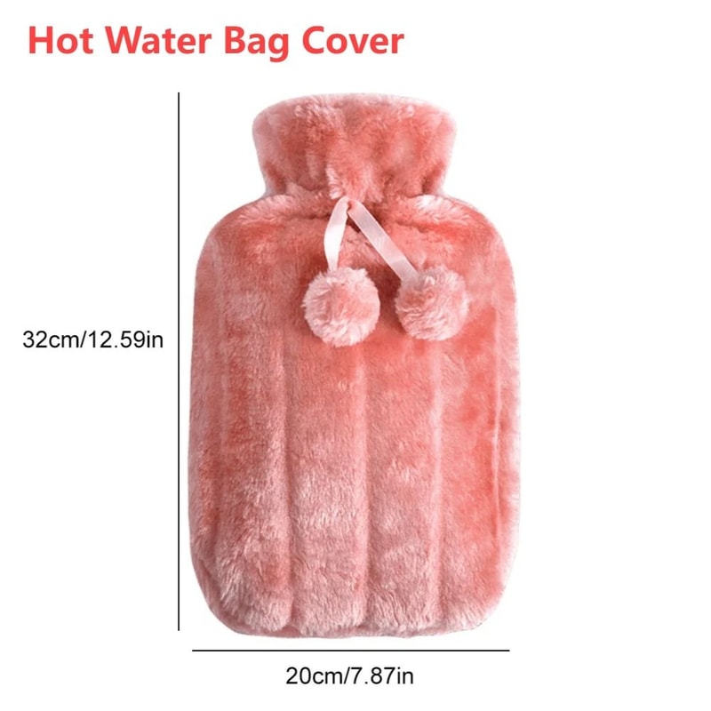Plush Hand And Feet Warmer Hot Water Bottle With Protective Cover 16