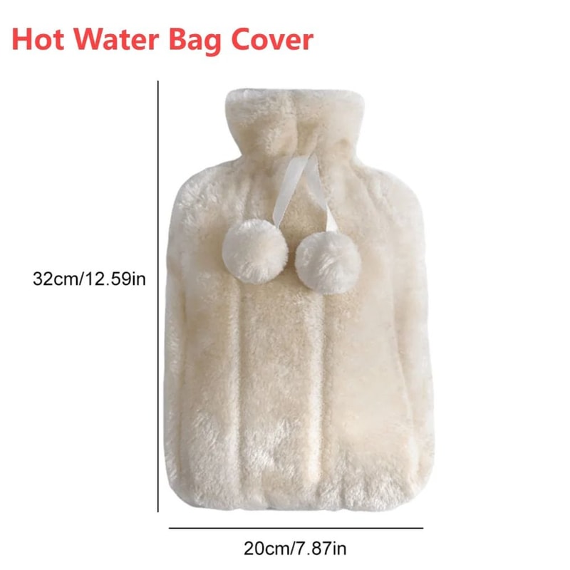 Plush Hand And Feet Warmer Hot Water Bottle With Protective Cover 6