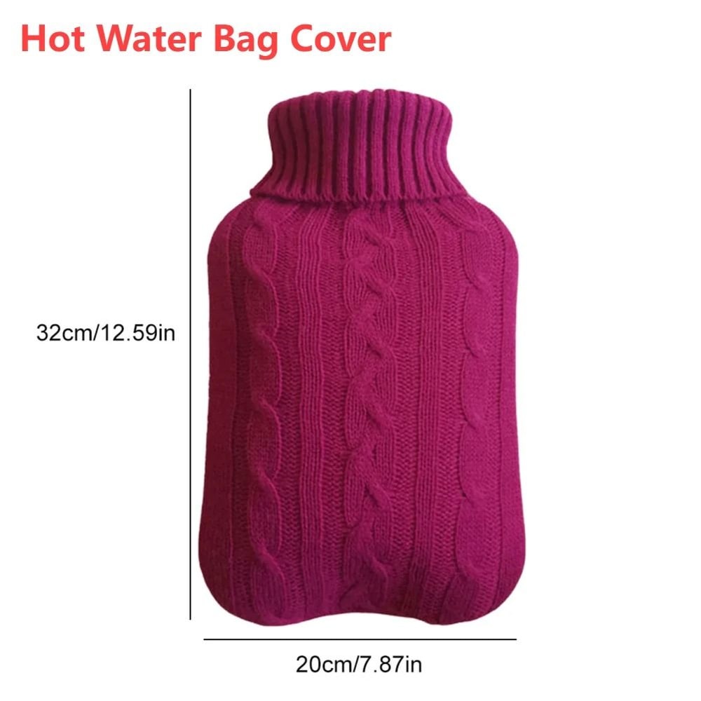 Plush Hand And Feet Warmer Hot Water Bottle With Protective Cover 8