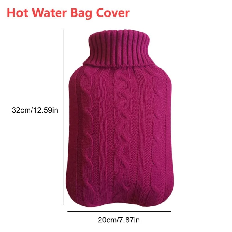 Plush Hand And Feet Warmer Hot Water Bottle With Protective Cover 8