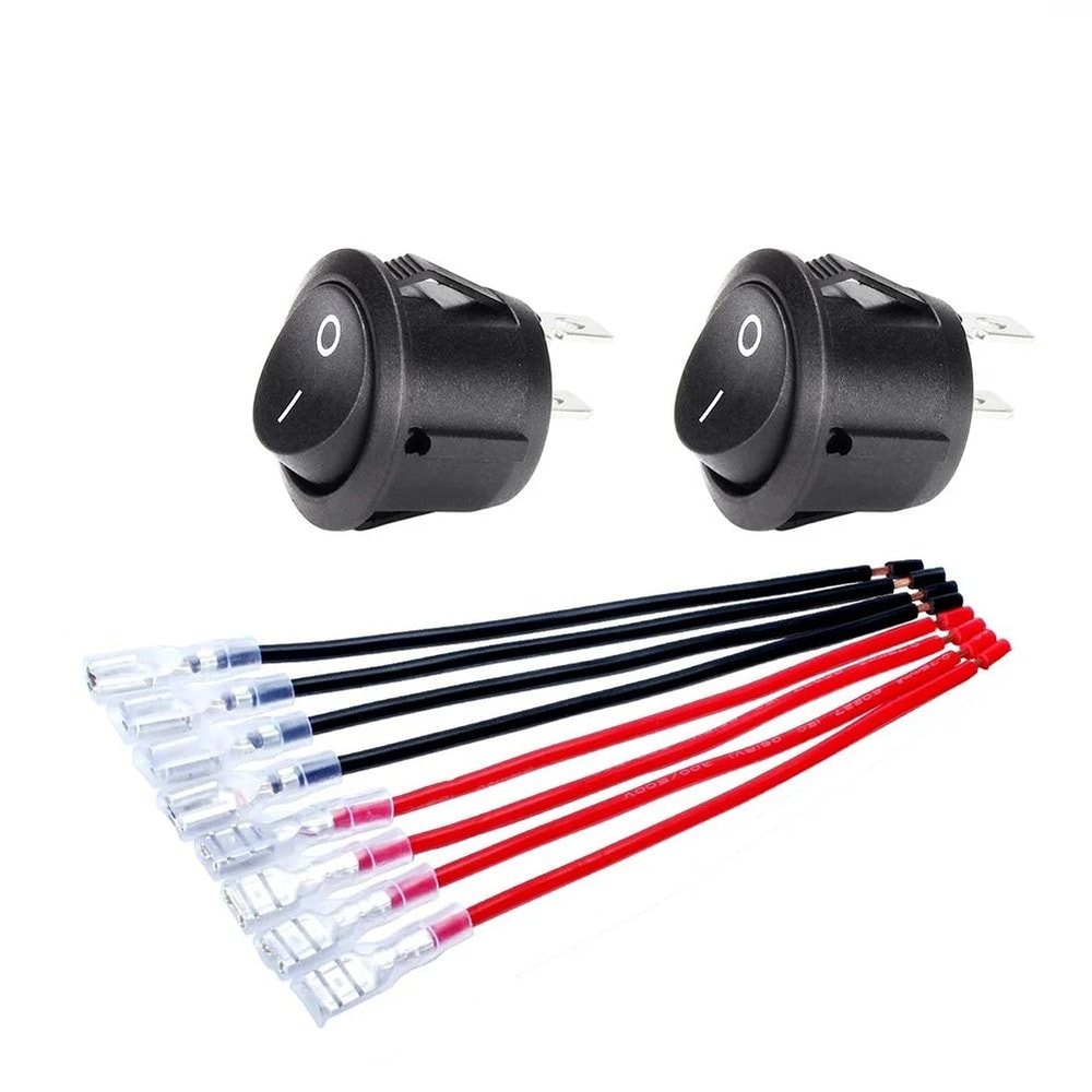 Mini Round Rocker Switch Set With ON And OFF Function For 12 Volt Applications 5