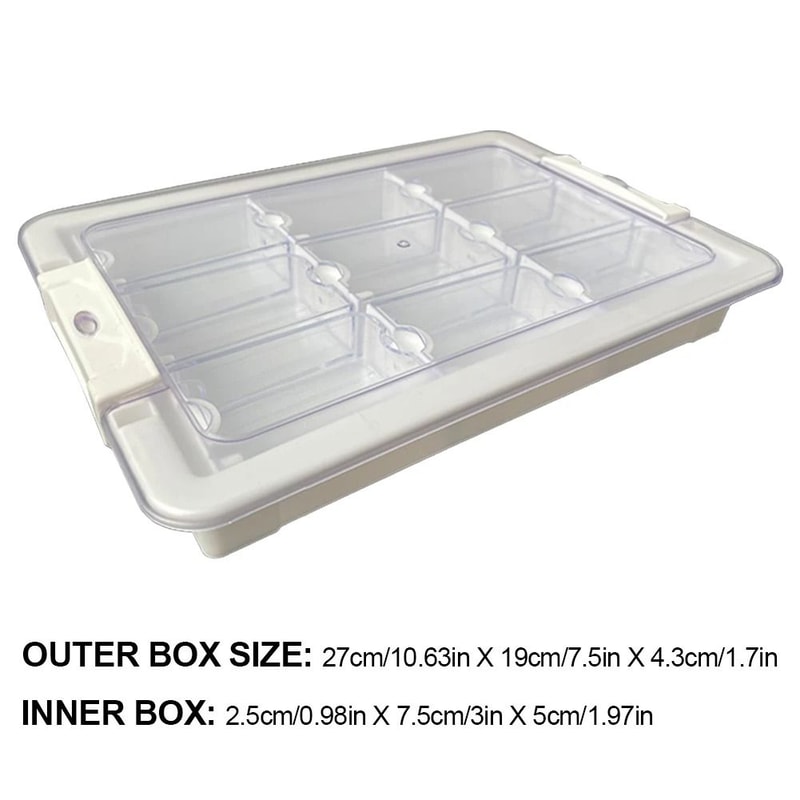 Clear Storage Box Set For Diamond Painting Beads And Craft Accessories 12