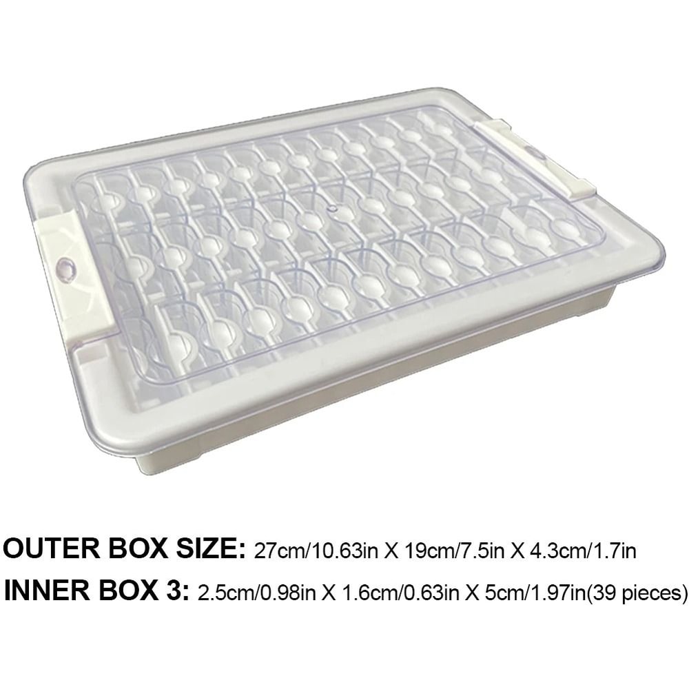 Clear Storage Box Set For Diamond Painting Beads And Craft Accessories 8