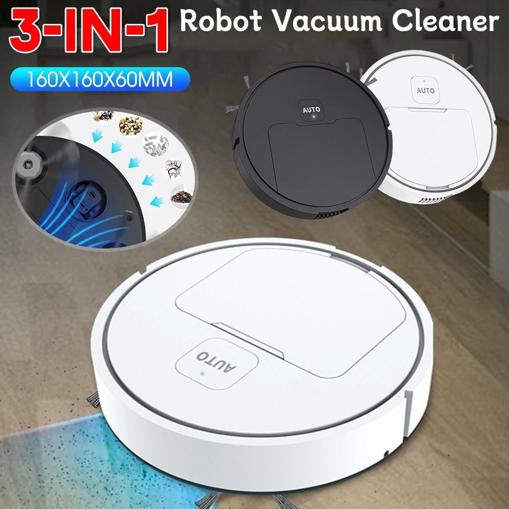 3in1 Smart Robot Floor Cleaner With Sweeping And Mopping Functions 0