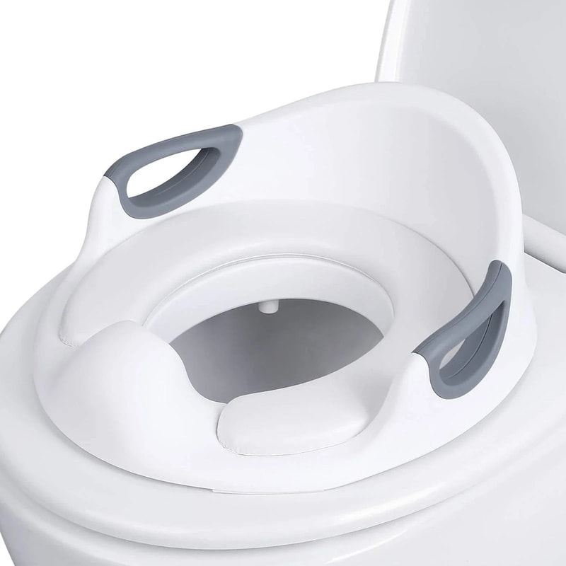 Toddler Toilet Seat Adapter With Handles For Comfortable Potty Training 5