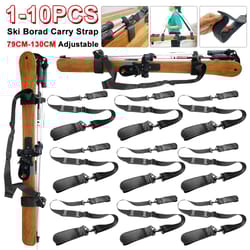 adjustable ski board carrying shoulder strap for easy transport